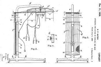 Patente estadounidense nº 1.694.607 concedida a Eugène Suter (1928)